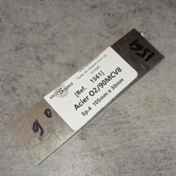 Acier O2 / 90MCV8 Ep.4 105mm x 30mm
