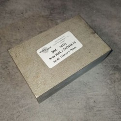 Inox 304L / Z3CN18.10 Ep.40 115mm x 75mm