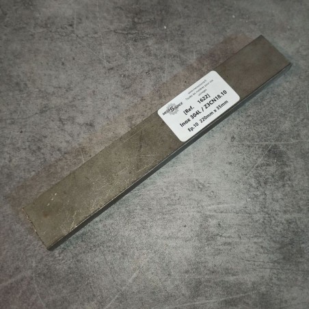 Inox 304L / Z3CN18.10 Ep.10 220mm x 35mm