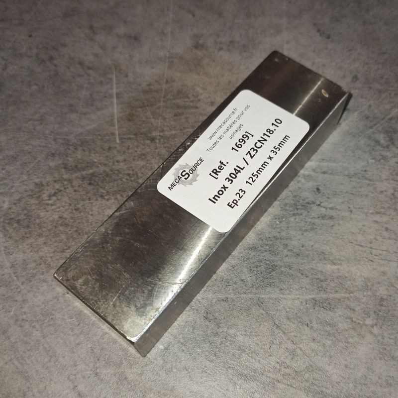 Inox 304L / Z3CN18.10 Ep.23 125mm x 35mm