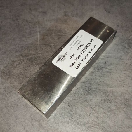 Inox 304L / Z3CN18.10 Ep.23 125mm x 35mm