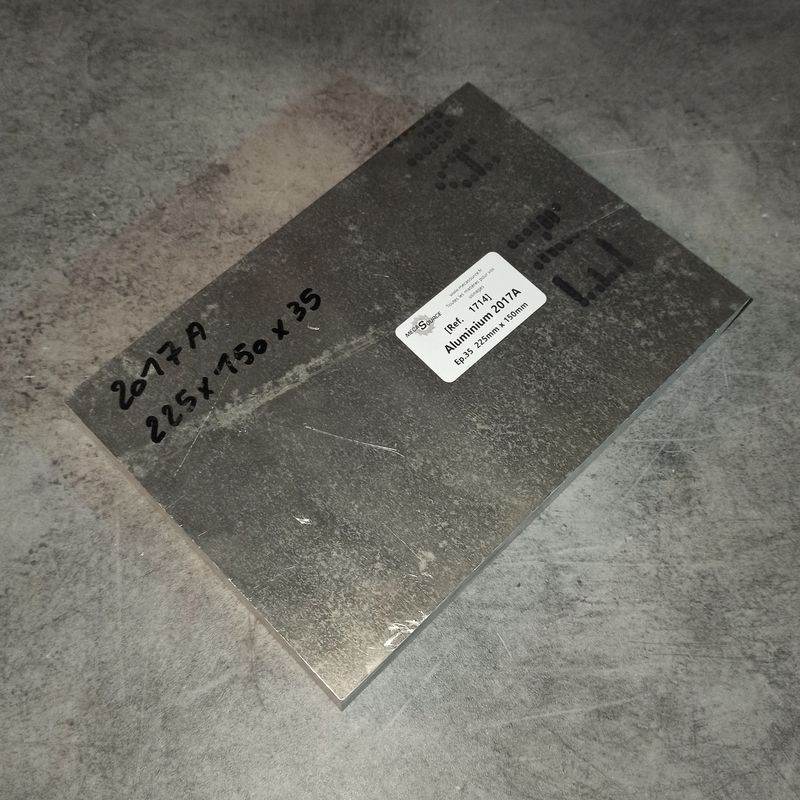 Aluminium 2017A Ep.35 225mm x 150mm