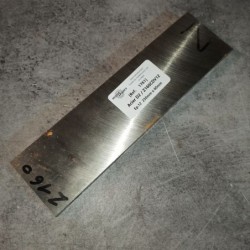 Acier D2 / Z160CDV12 Ep.12 230mm x 60mm