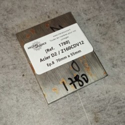 Acier D2 / Z160CDV12 Ep.8 70mm x 55mm