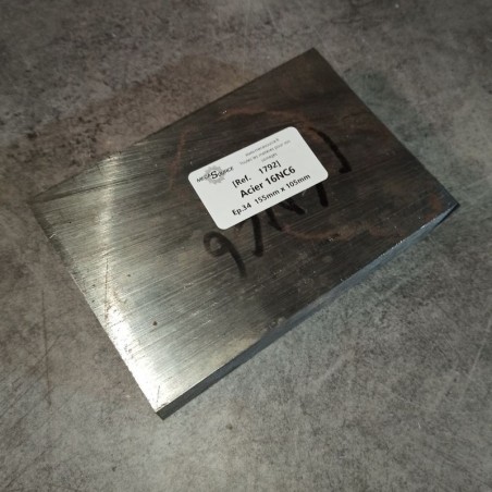 Acier 16NC6 Ep.34 155mm x 105mm