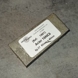 Acier 16NC6 Ep.37 85mm x 40mm