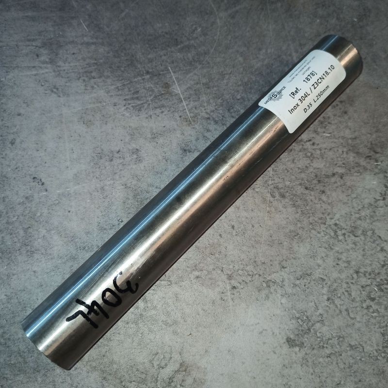 Inox 304L / Z3CN18.10  D.35  L.250mm