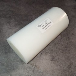 Plastique PEHD BLANC D.100  L.210mm