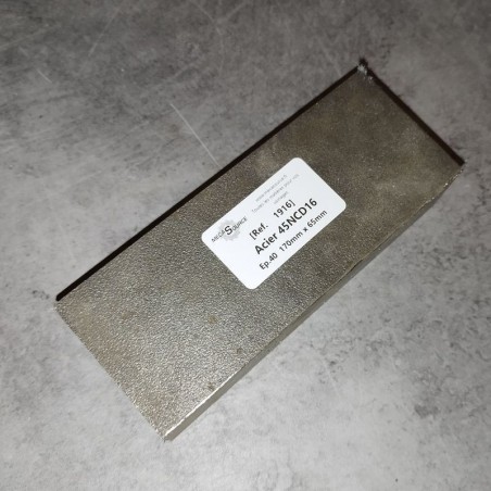 Acier 45NCD16 Ep.40 170mm x 65mm