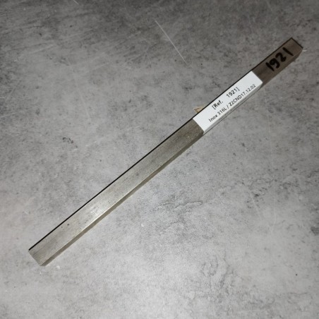 Inox 316L / Z2CND17.12.02 Ep.12 L.230 mm