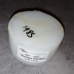 Plastique PA6 Blanc D.100 L.45mm