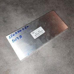 Aluminium 2017A  Ep.20  250mm x 110mm