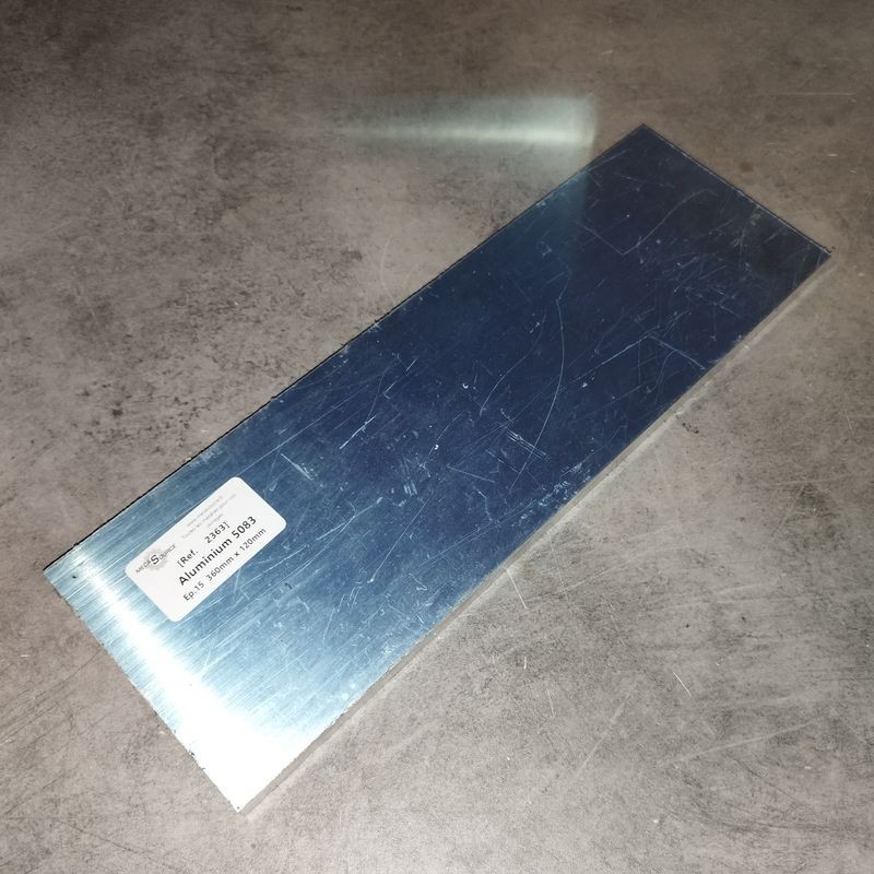 Aluminium 5083  Ep.15  360mm x 120mm