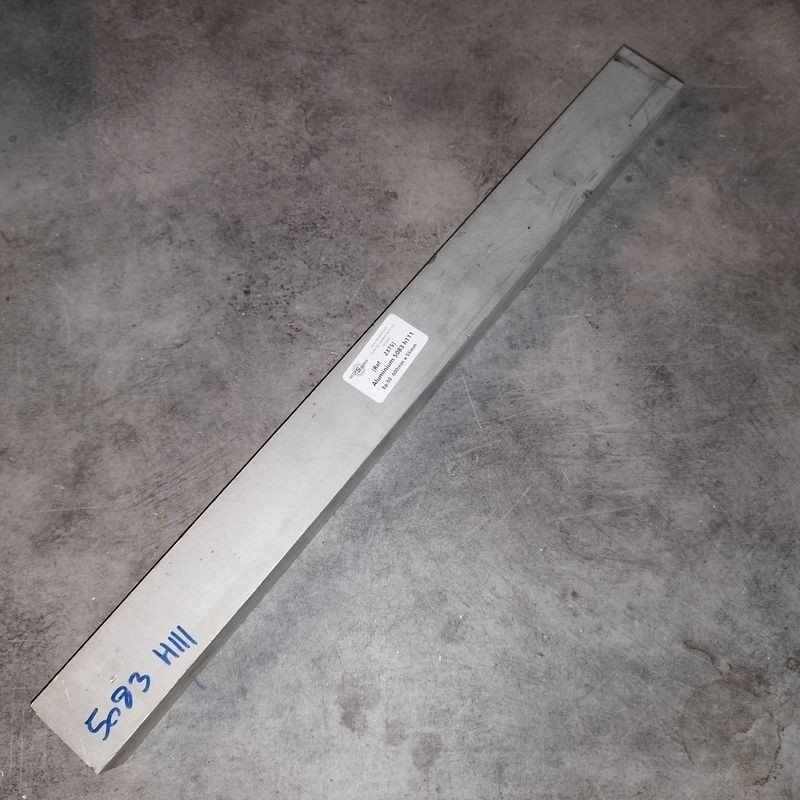 Aluminium 5083 h111 Ep.50  600mm x 55mm