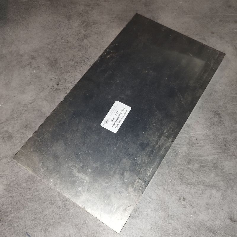 Aluminium 5083 h111 Ep.20  385mm x 205mm