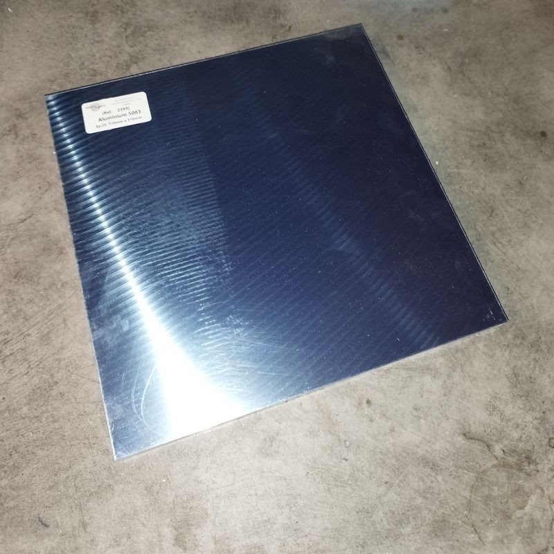 Aluminium 5083  Ep.25  310mm x 310mm