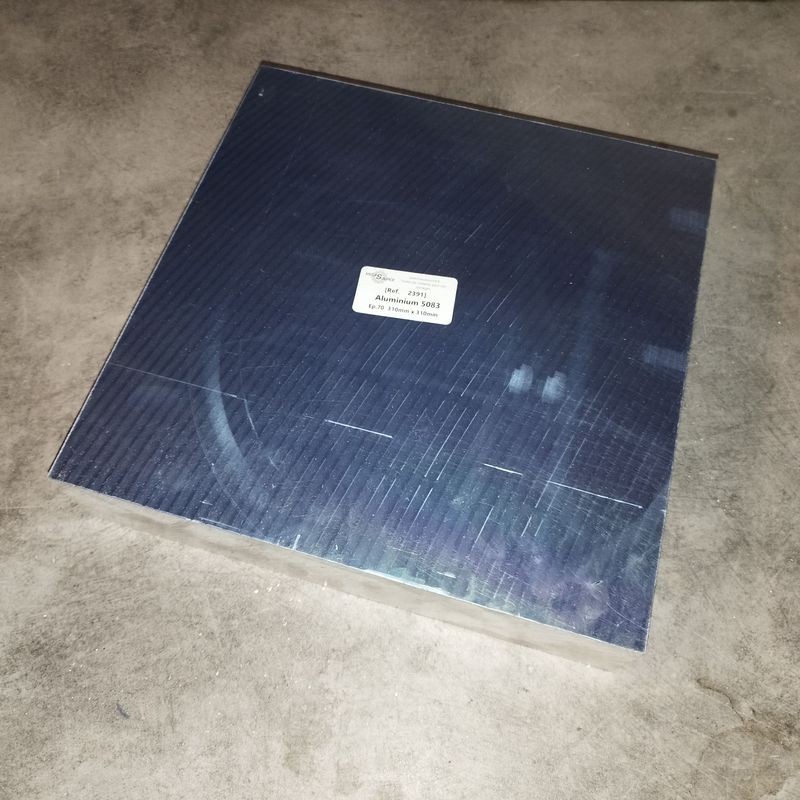 Aluminium 5083  Ep.70  310mm x 310mm