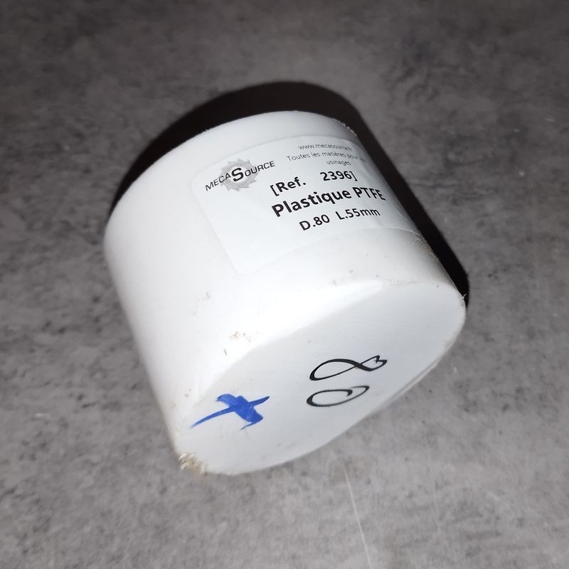 Plastique PTFE  D.80  L.55mm
