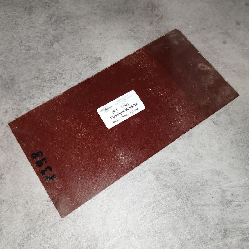 Plastique Bakélite  Ep.3  270mm x 135mm