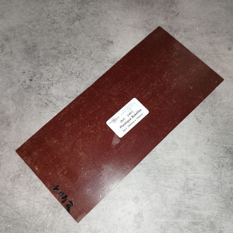 Plastique Bakélite  Ep.3  290mm x 130mm
