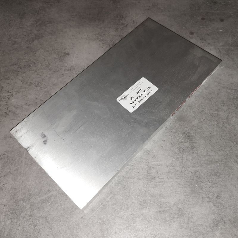 Aluminium 2017A  Ep.15  295mm x 145mm