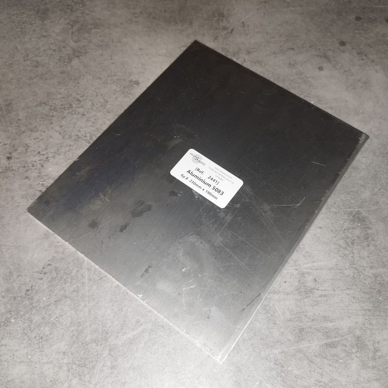 Aluminium 5083  Ep.8  230mm x 190mm