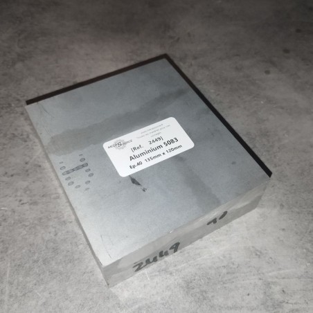 Aluminium 5083  Ep.40  135mm x 120mm