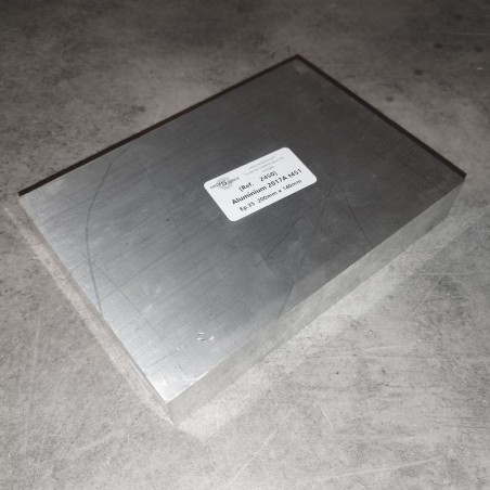 Aluminium 2017A t451 Ep.35  200mm x 140mm