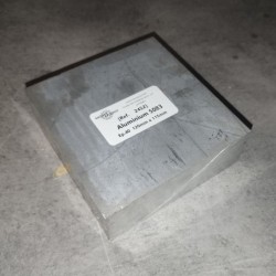 Aluminium 5083  Ep.40  120mm x 115mm