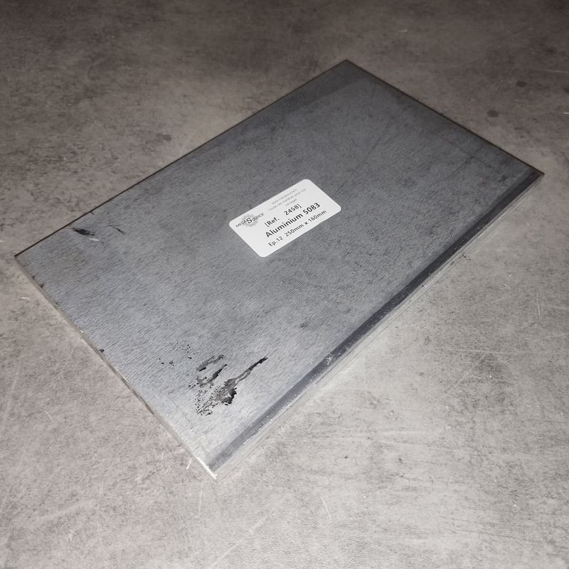 Aluminium 5083  Ep.12  250mm x 160mm