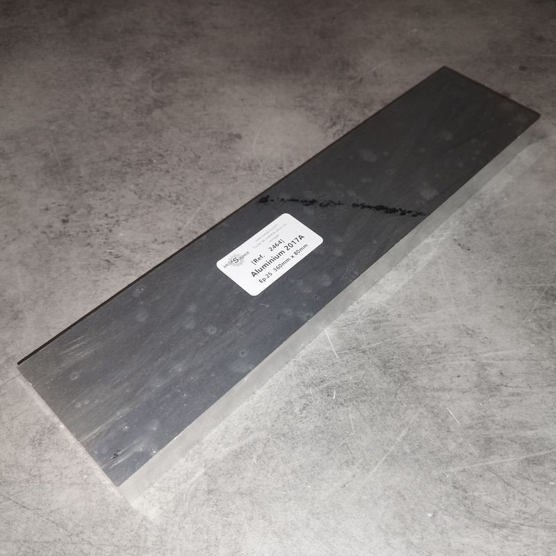 Aluminium 2017A  Ep.25  360mm x 80mm