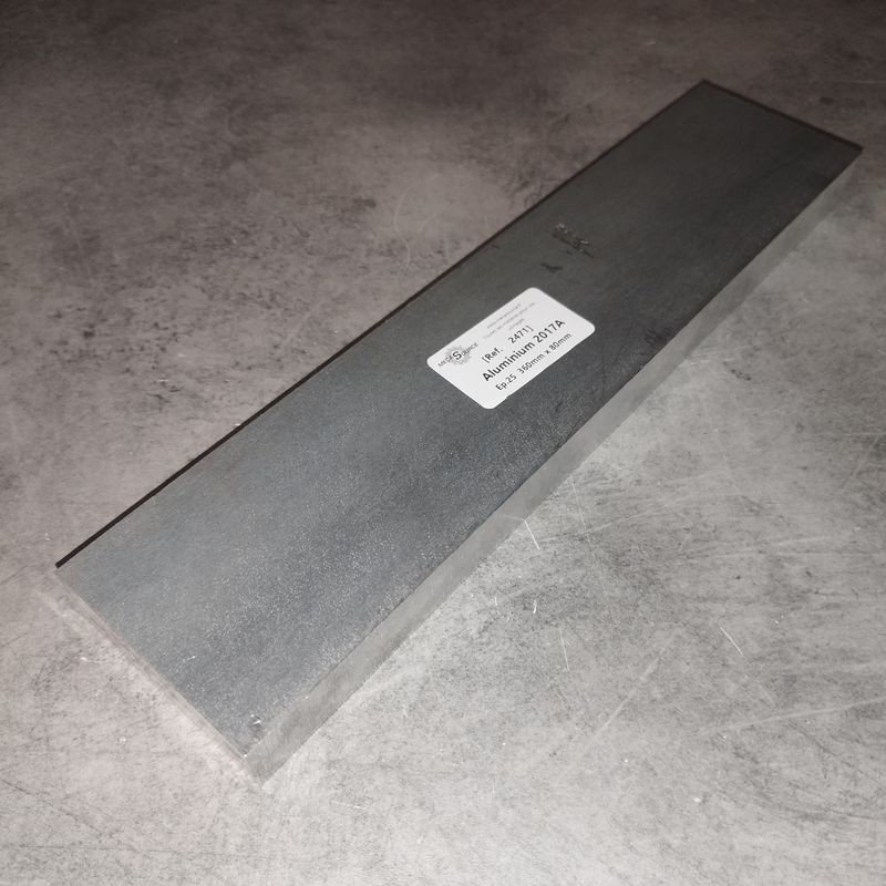 Aluminium 2017A  Ep.25  360mm x 80mm