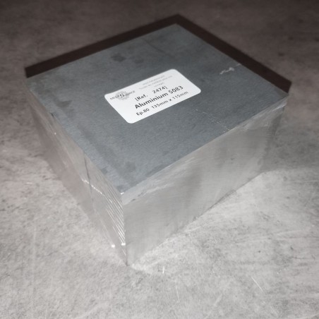 Aluminium 5083  Ep.80  135mm x 115mm