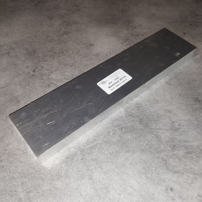 Aluminium 2017A  Ep.25  360mm x 80mm