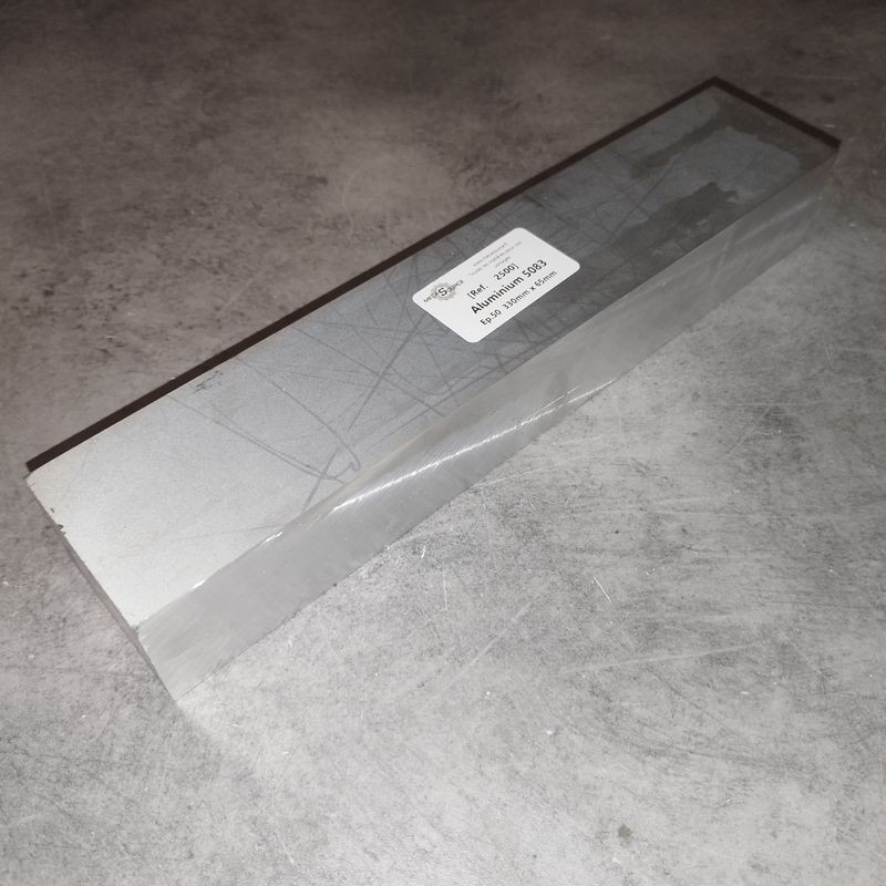 Aluminium 5083  Ep.50  330mm x 65mm