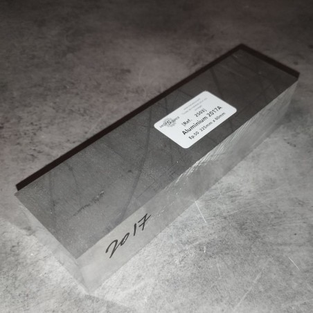 Aluminium 2017A  Ep.50  225mm x 60mm