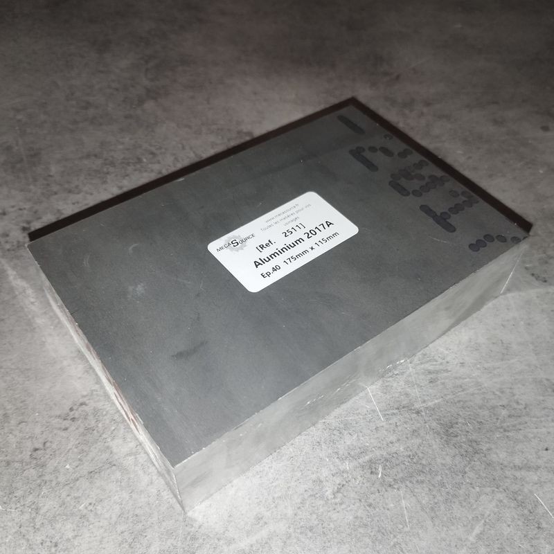 Aluminium 2017A  Ep.40  175mm x 115mm