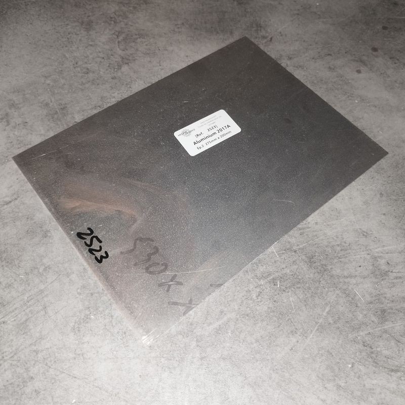 Aluminium 2017A  Ep.2  275mm x 200mm