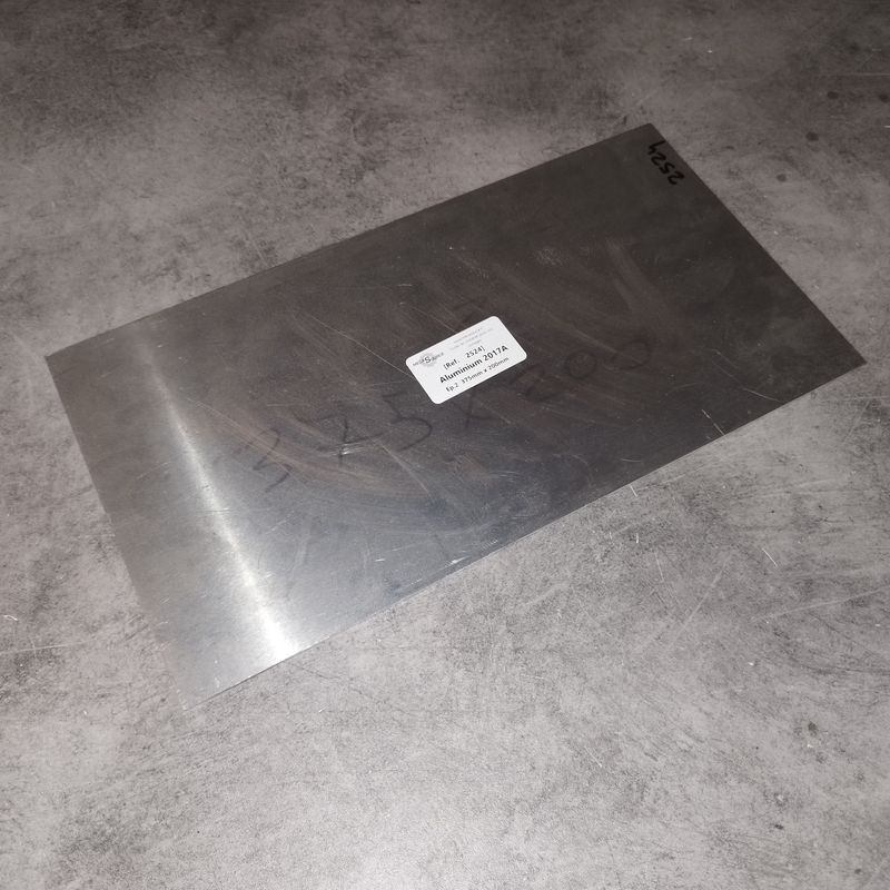 Aluminium 2017A  Ep.2  375mm x 200mm
