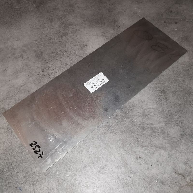 Aluminium 2017A  Ep.4  470mm x 165mm