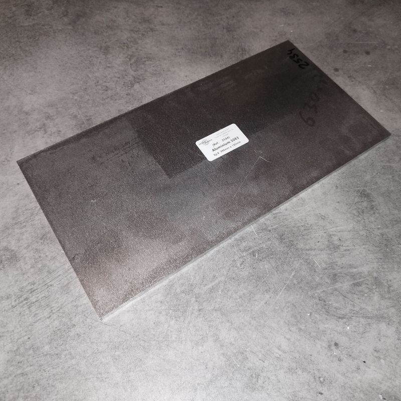 Aluminium 5083  Ep.8  390mm x 195mm