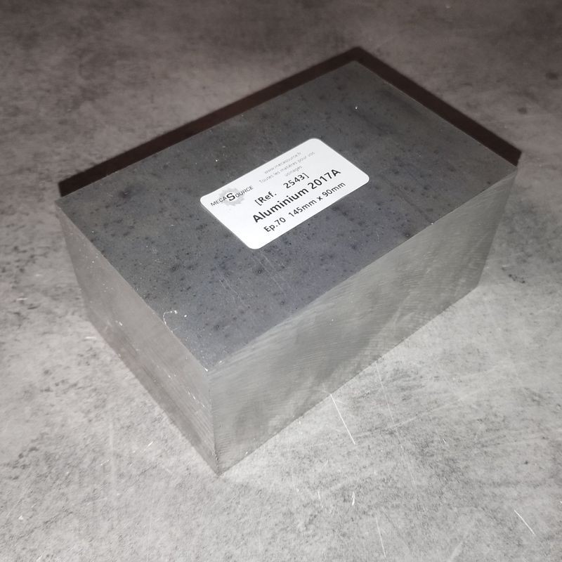 Aluminium 2017A  Ep.70  145mm x 90mm