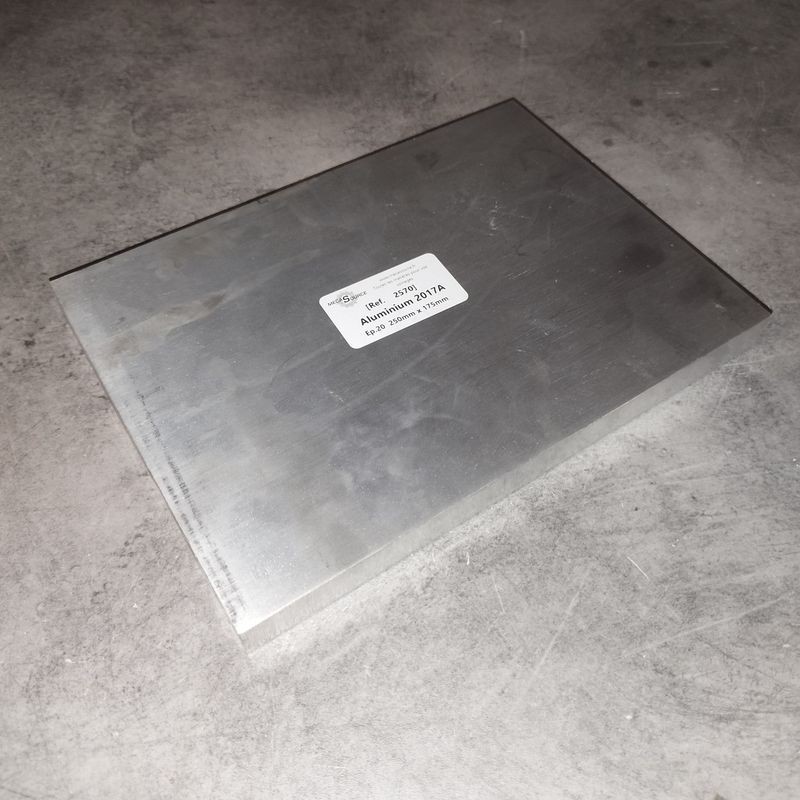 Aluminium 2017A  Ep.20  250mm x 175mm