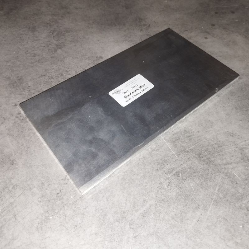 Aluminium 5083  Ep.10  270mm x 145mm