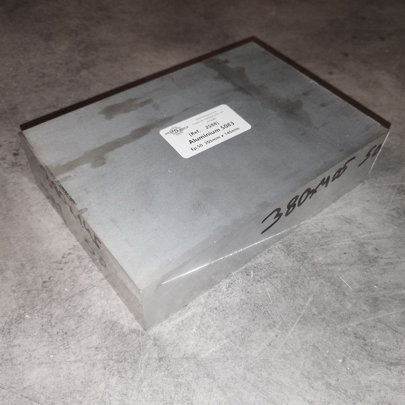 Aluminium 5083  Ep.50  205mm x 145mm