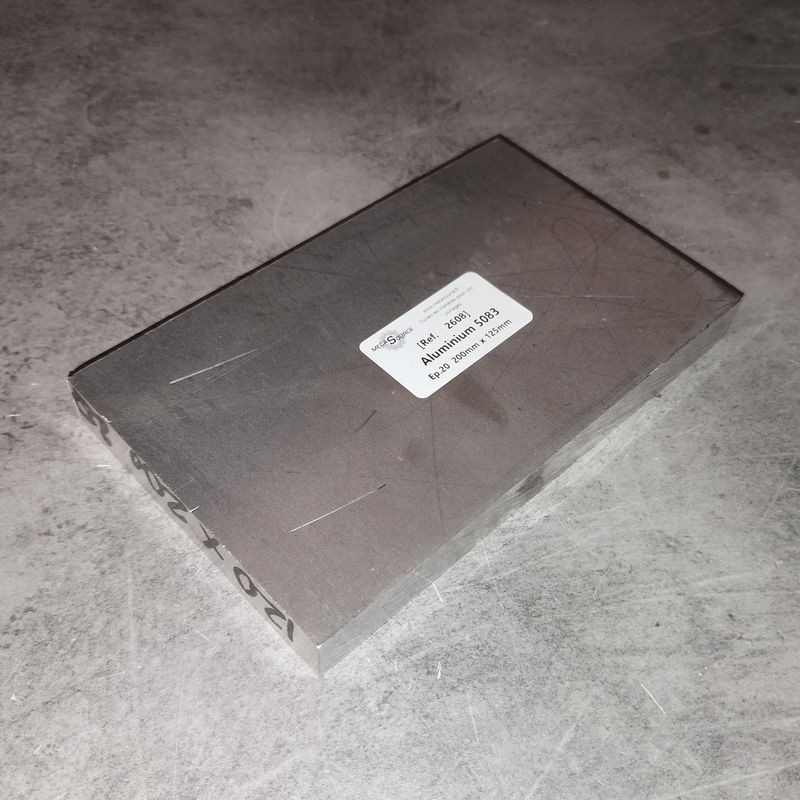 Aluminium 5083  Ep.20  200mm x 125mm