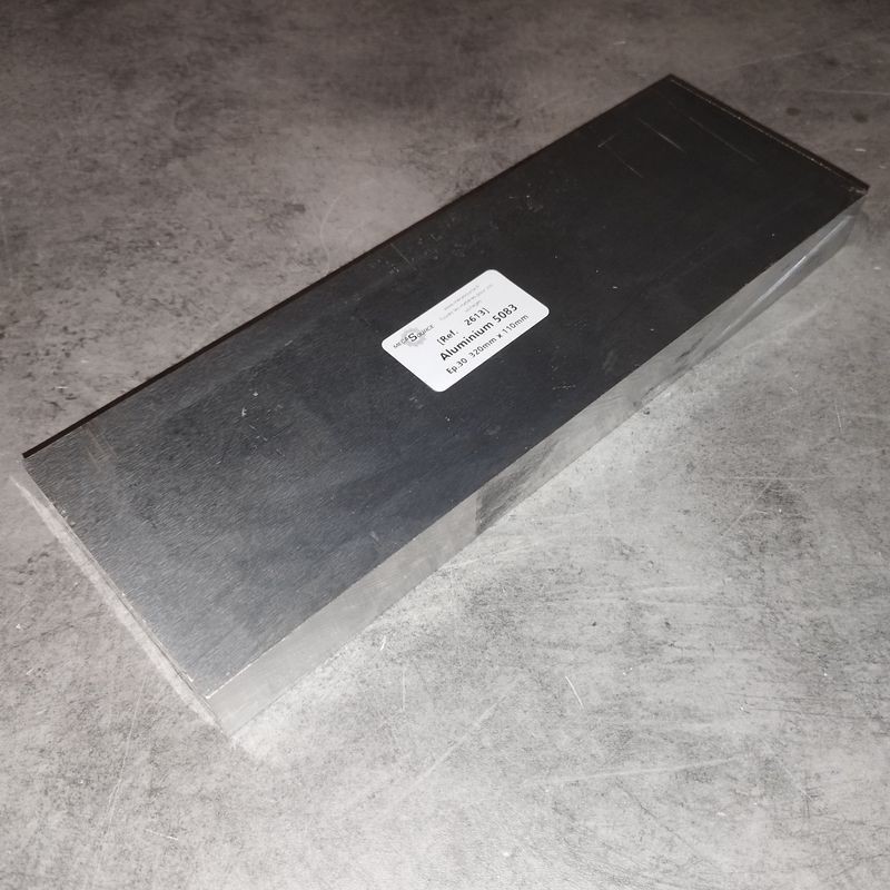 Aluminium 5083  Ep.30  320mm x 110mm