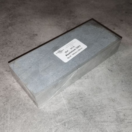 Aluminium 5083  Ep.35  195mm x 80mm