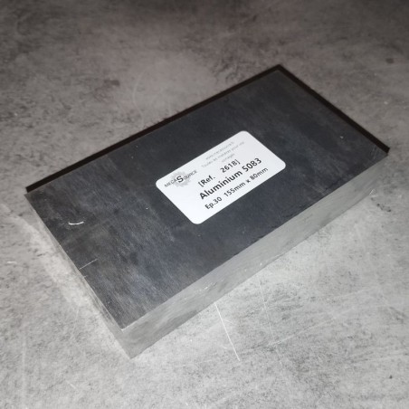 Aluminium 5083  Ep.30  155mm x 80mm