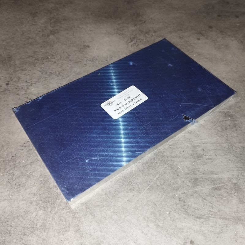 Aluminium 5083 h111 Ep.10  255mm x 145mm